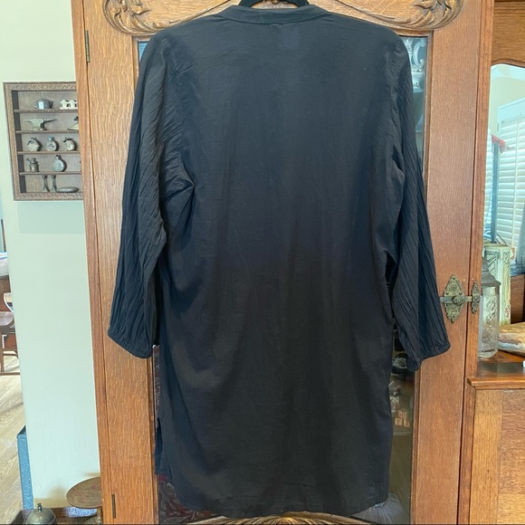 Lauren by Ralph Lauren Button Up Tunic Top - Picture 2 of 8